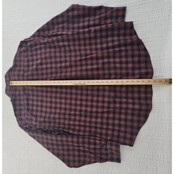 Brooks Brothers 346 Shirt Men's XL Red Black Plaid Old Money Non-Iron EUC LN - Picture 13 of 14